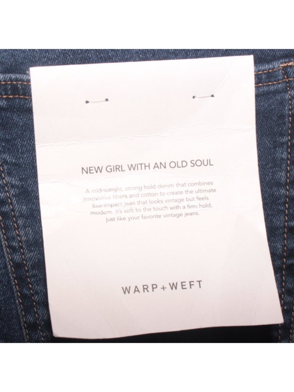 NWT Warp + Weft RFD Straight Jeans Size 28 - Picture 10 of 12